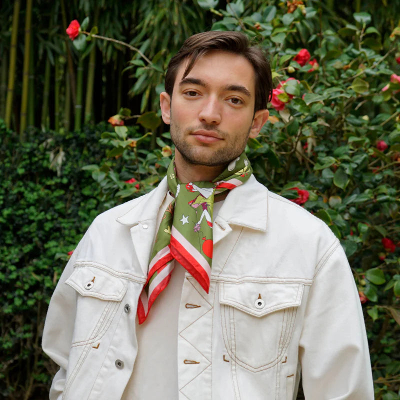 Carré de soie - PRINTEMPS - Garden Party - image 2