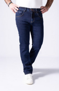Jean droit stretch - BLEU - image 1
