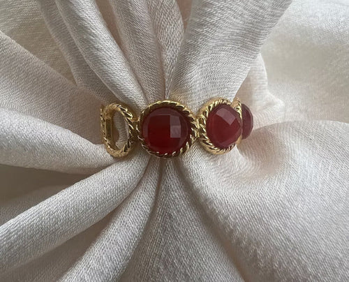 Bague AIKO - Rouge - image 1