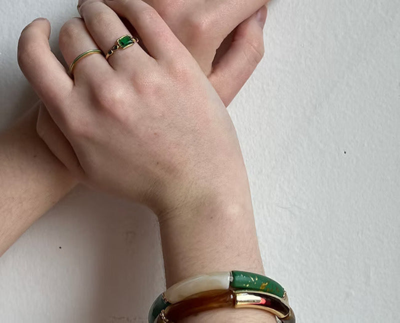 Bague FRANCINE - Vert - image 2