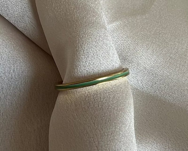Bague FRANCINE - Vert - image 1