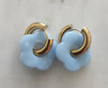 Boucles d'oreilles SUZANNE - Bleu - image 1