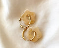 Boucles d'oreilles SUZANNE - Crème - image 1