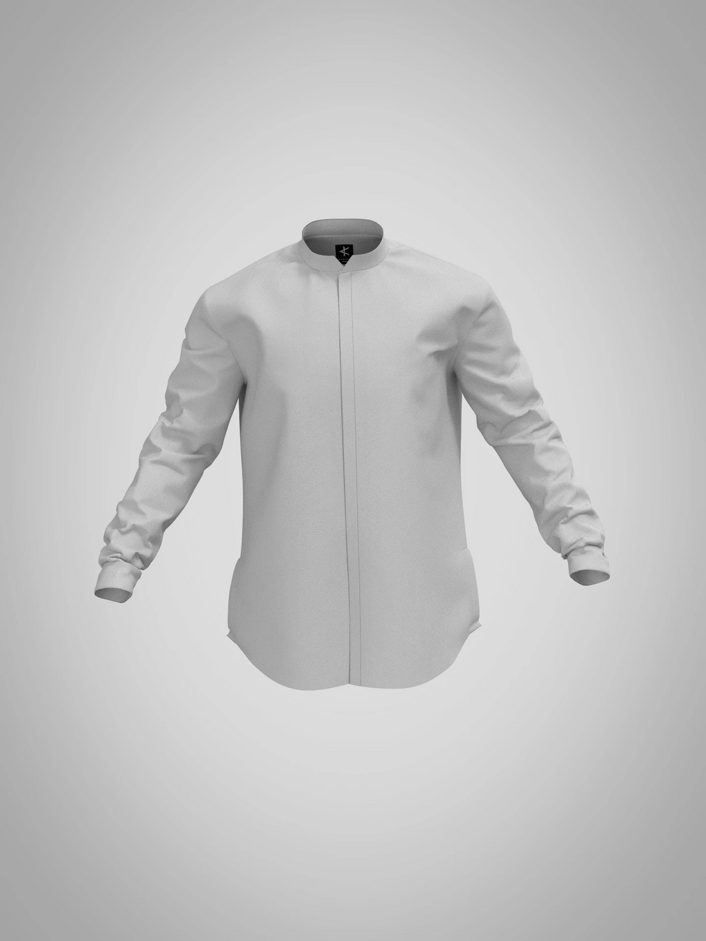 Chemise YAKU - Soft Grey - image 2