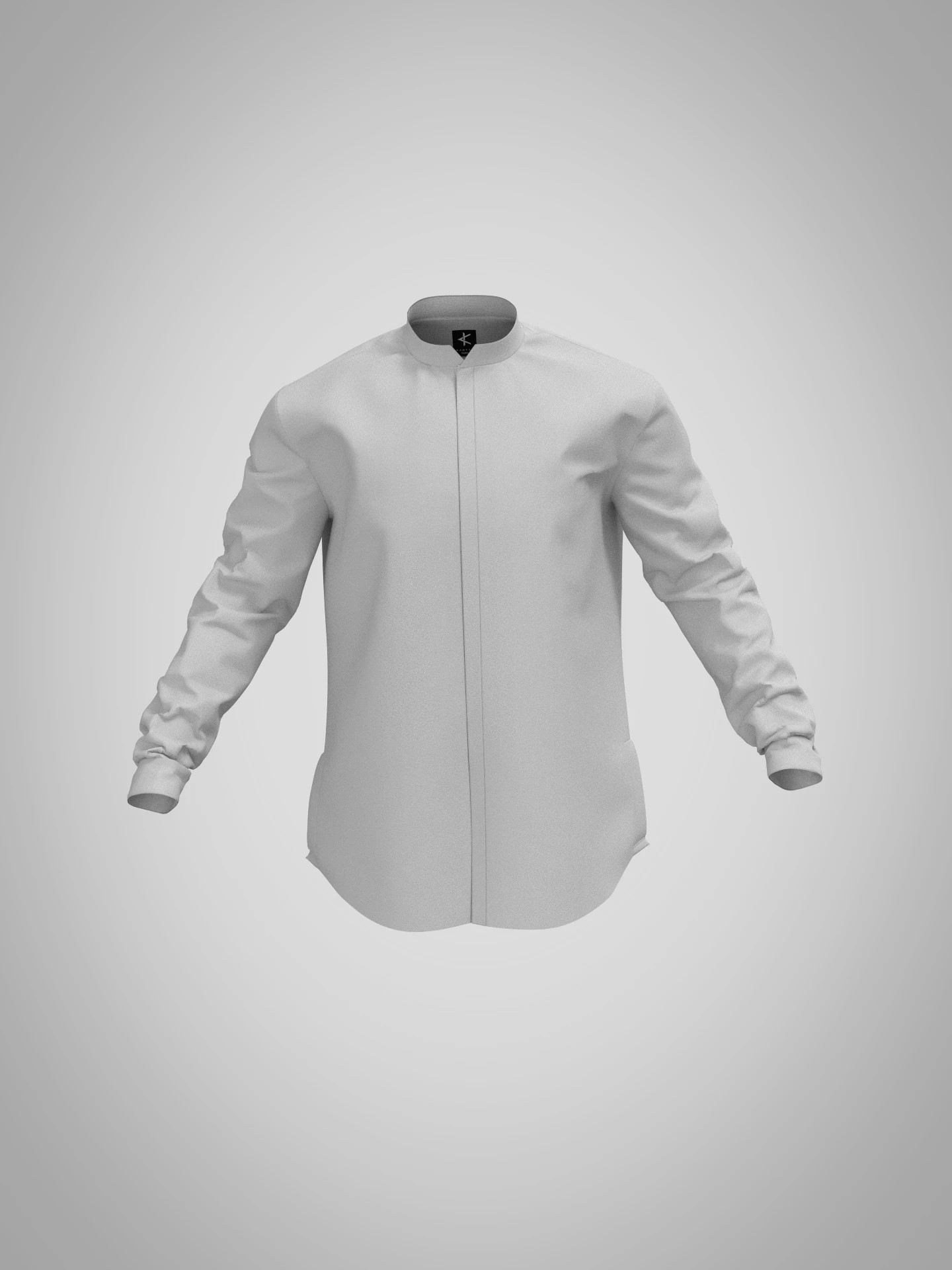 Chemise YAKU - Soft Grey - image 2