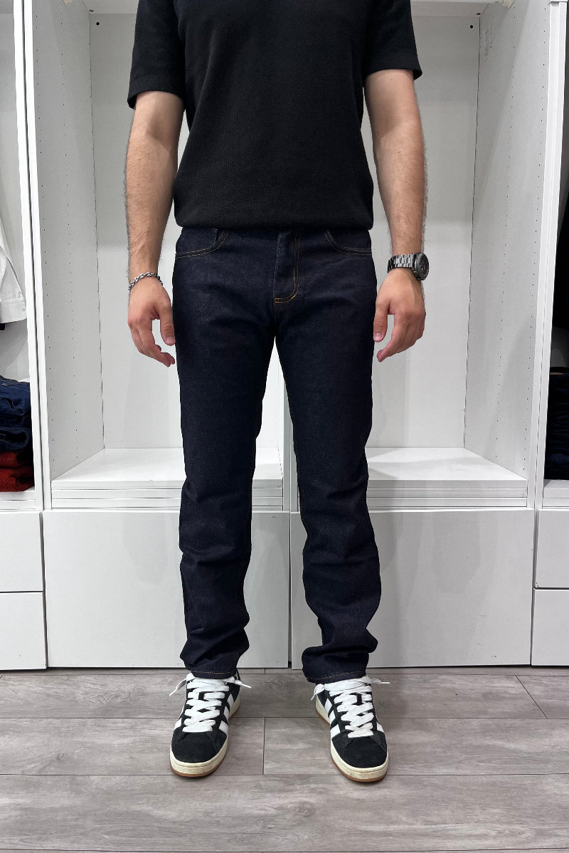 Jean droit brut - DENIM - image 1