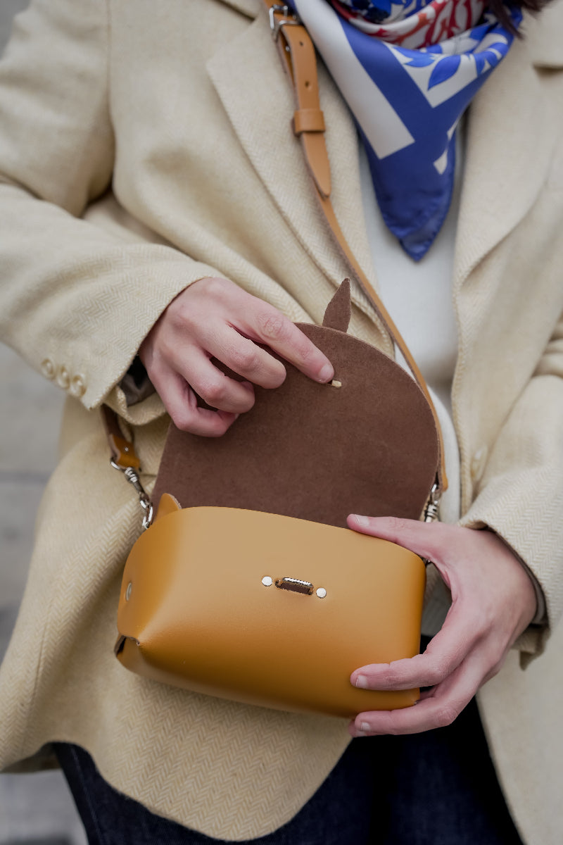 Petit Sac Cuir - GOLD - image 3