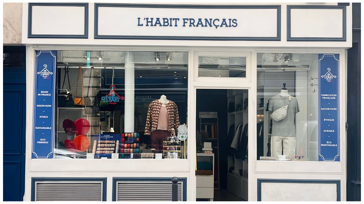 Façade de la boutique L'Habit Français