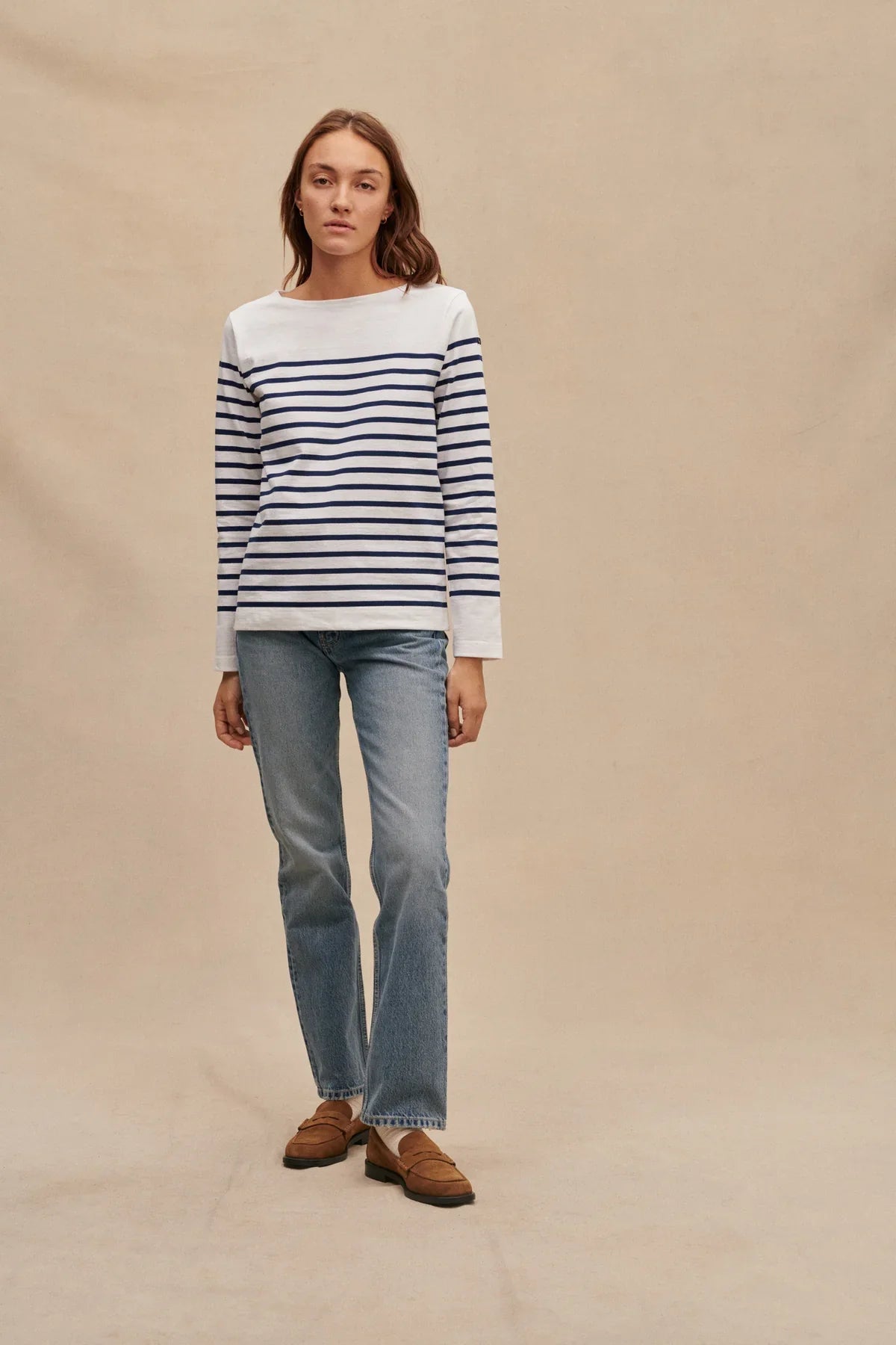 Marinière Femme - Marine / Blanc - image 1