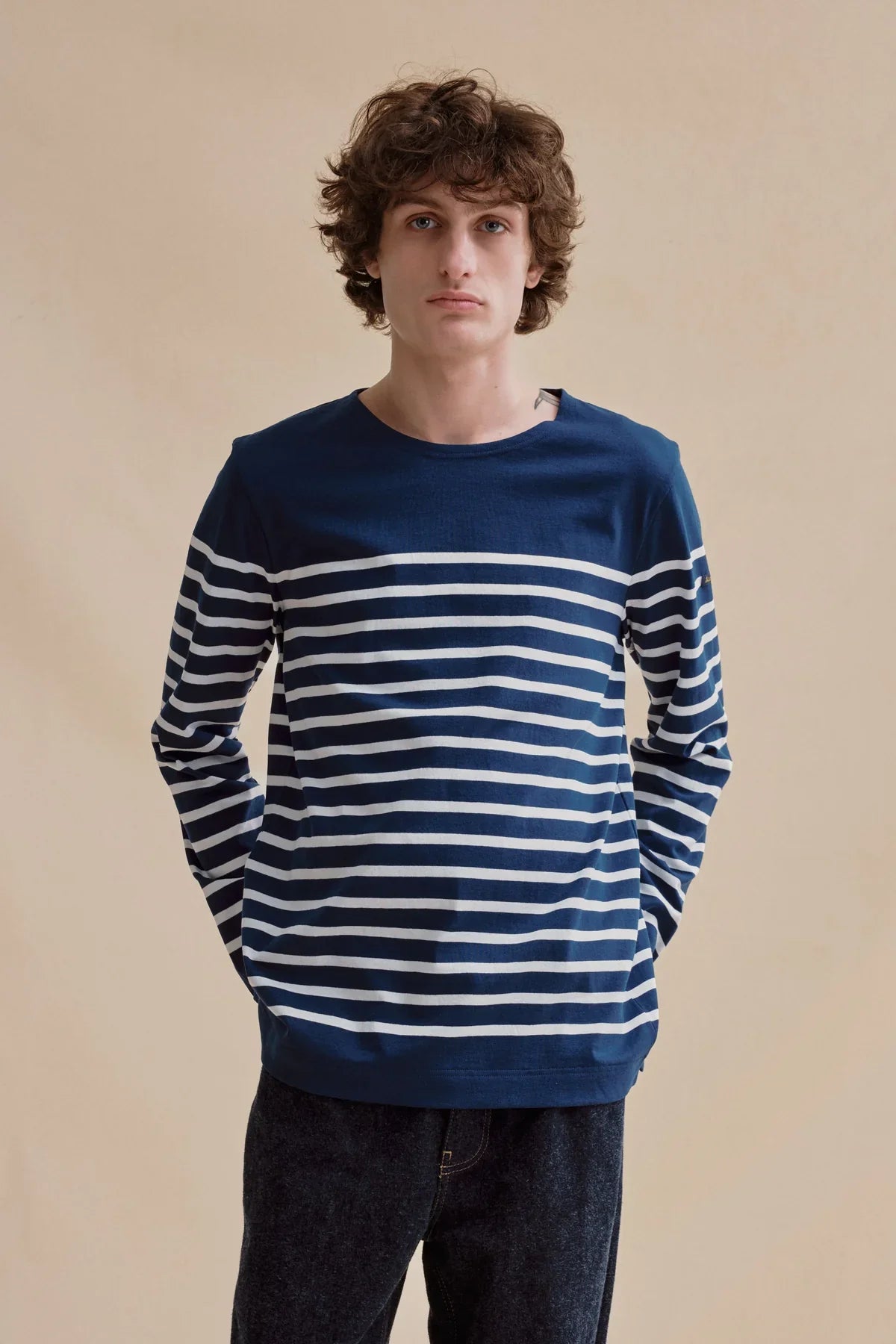 Marinière Homme - MARINE / BLANC - image 1
