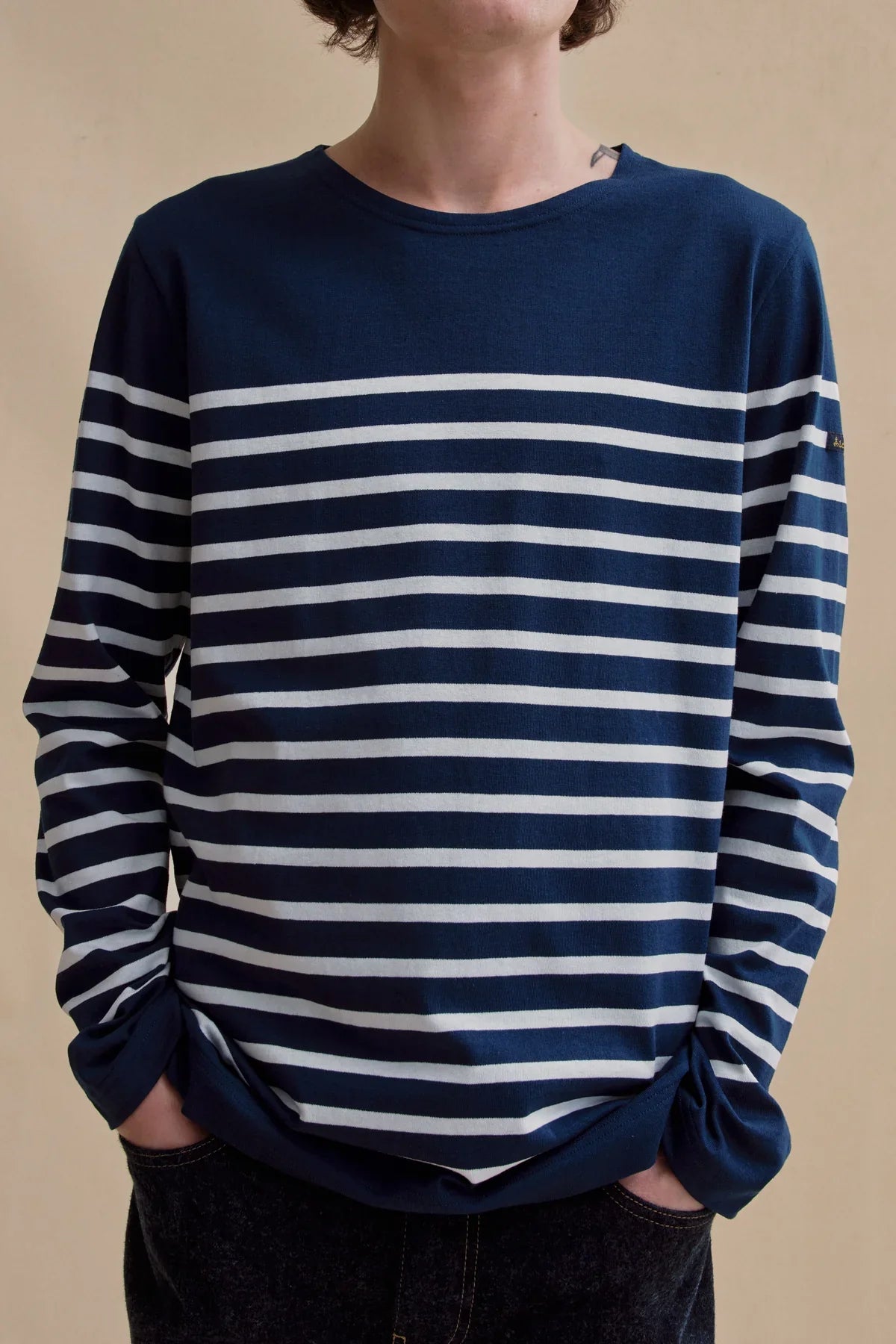 Marinière Homme - MARINE / BLANC - image 2