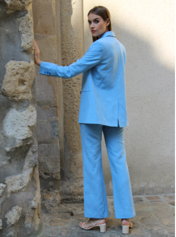 Pantalon - ZOE LIN Bleu ciel - image 3