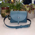 Petit Sac Cuir - BLEU CANARD - image 1
