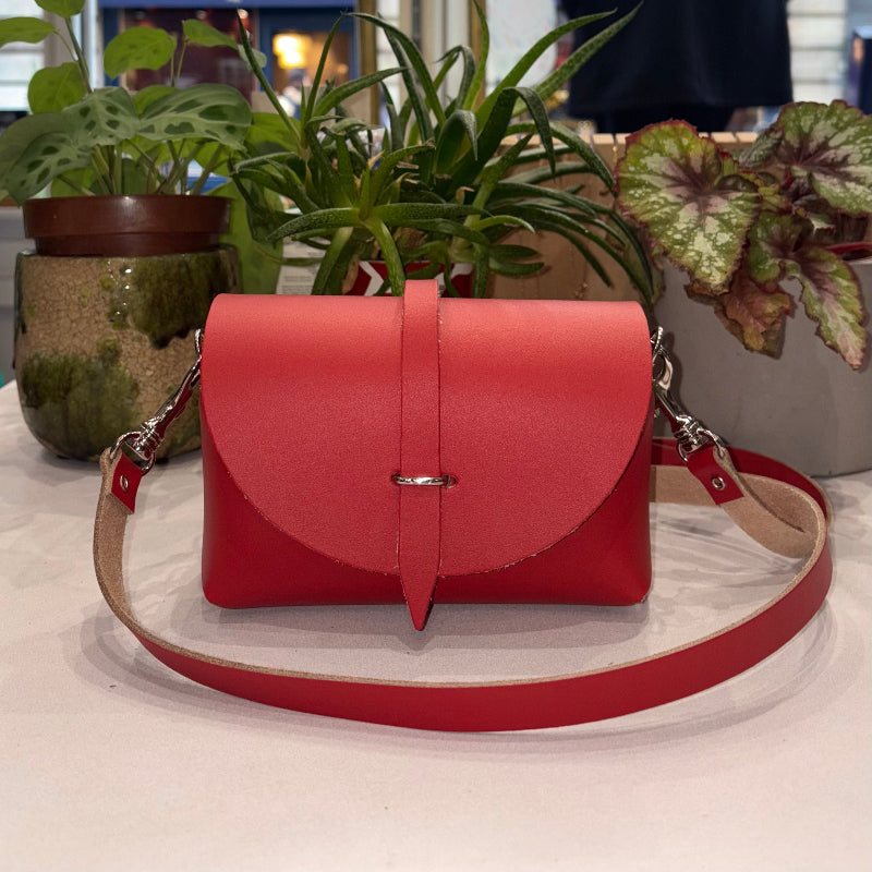 Petit Sac Cuir - ROUGE - image 1