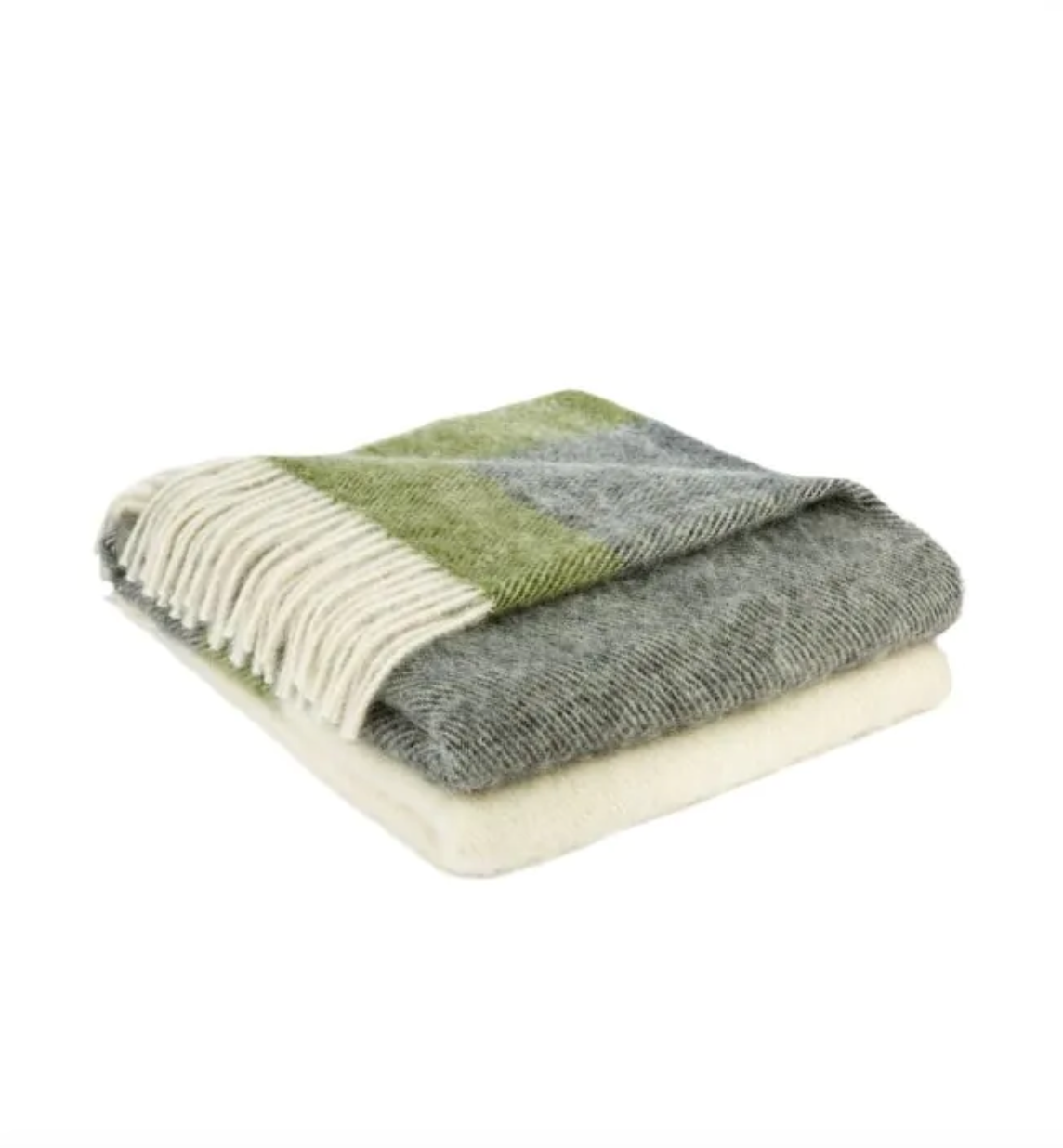 Plaid - Lima Kaki/Creme - image 3