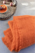 PLAID - Mohair Uni Tangerine - image 1