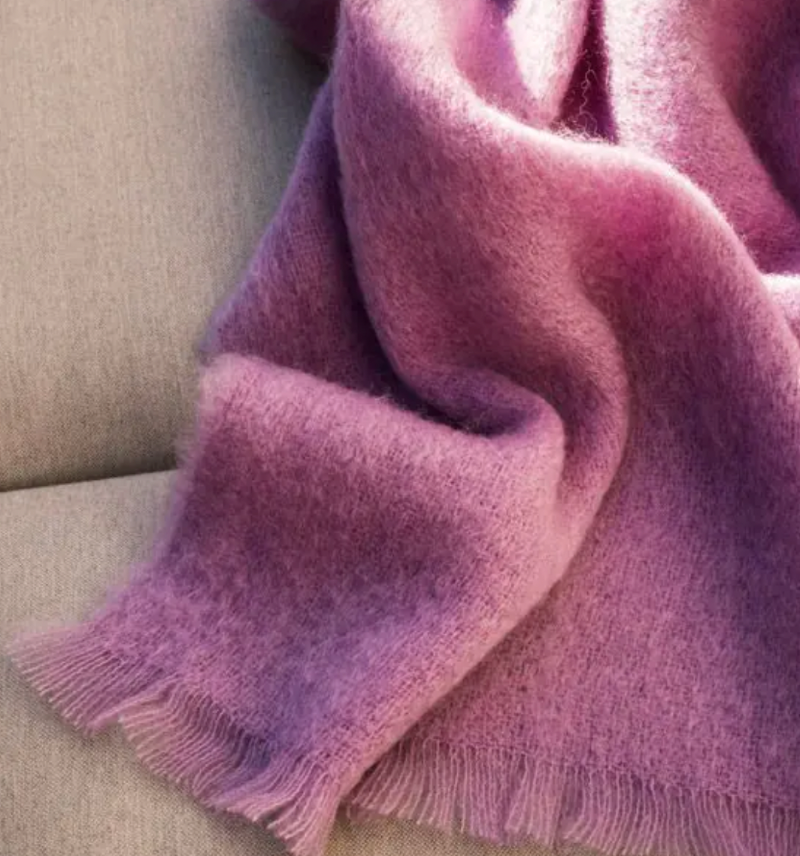 Plaid - Mohair Uni Glycine - image 2