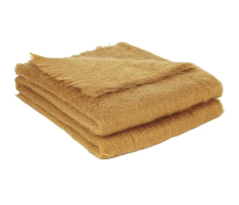 Plaid - Mohair Uni HAVANE - image 2