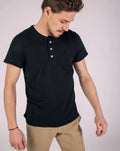 T-shirt - ZORRIE MANCHES COURTES - Noir Sans col - image 1
