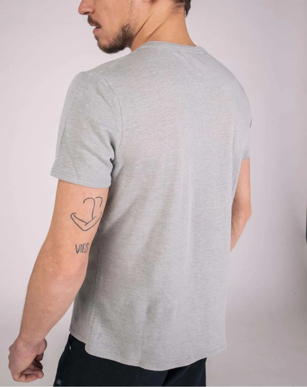 T-shirt - ZORRIE MANCHES COURTES - Amande Sans col - image 2
