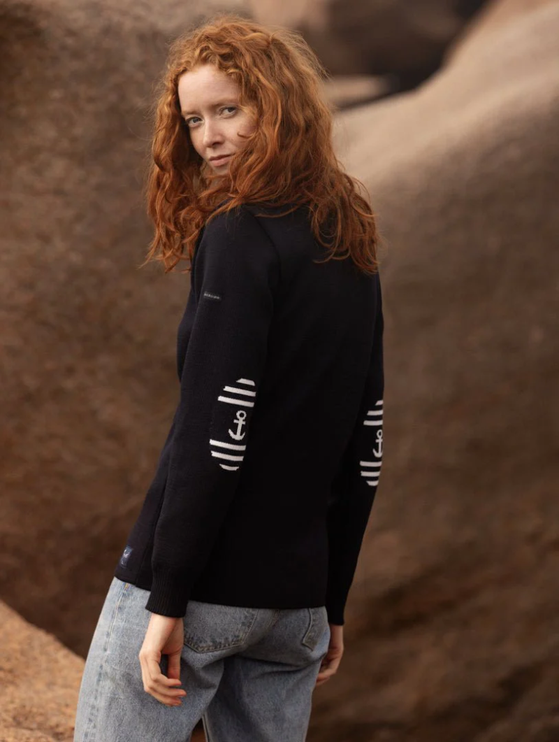 Pull - Femme - Ancre - image 1