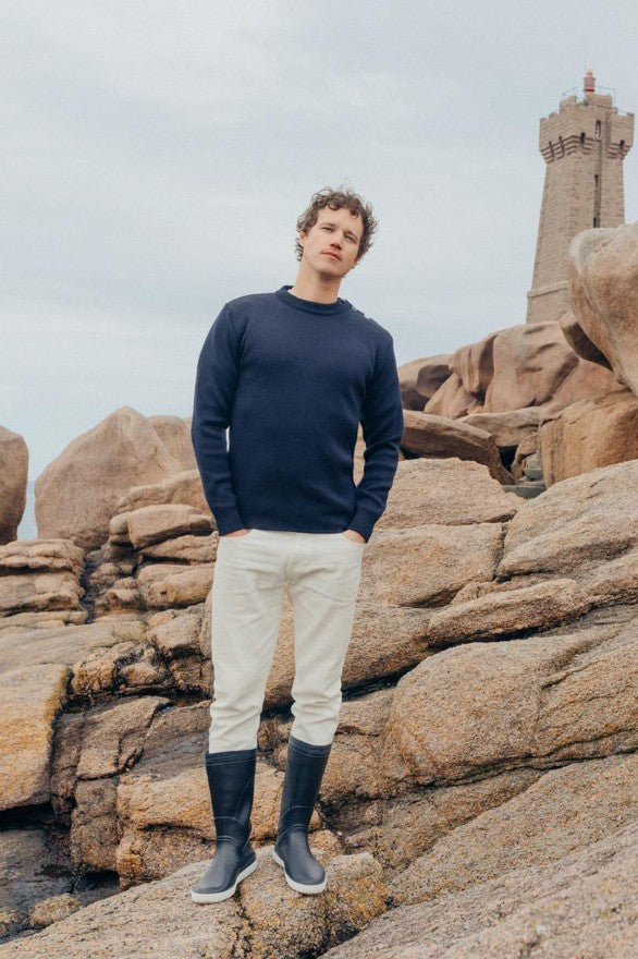 Pull - Homme - Ancre - image 1