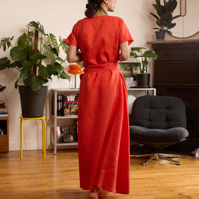 Robe - Lin Rouille - image 2