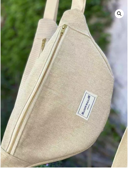 Sac Banane - LIN Ficelle - image 3