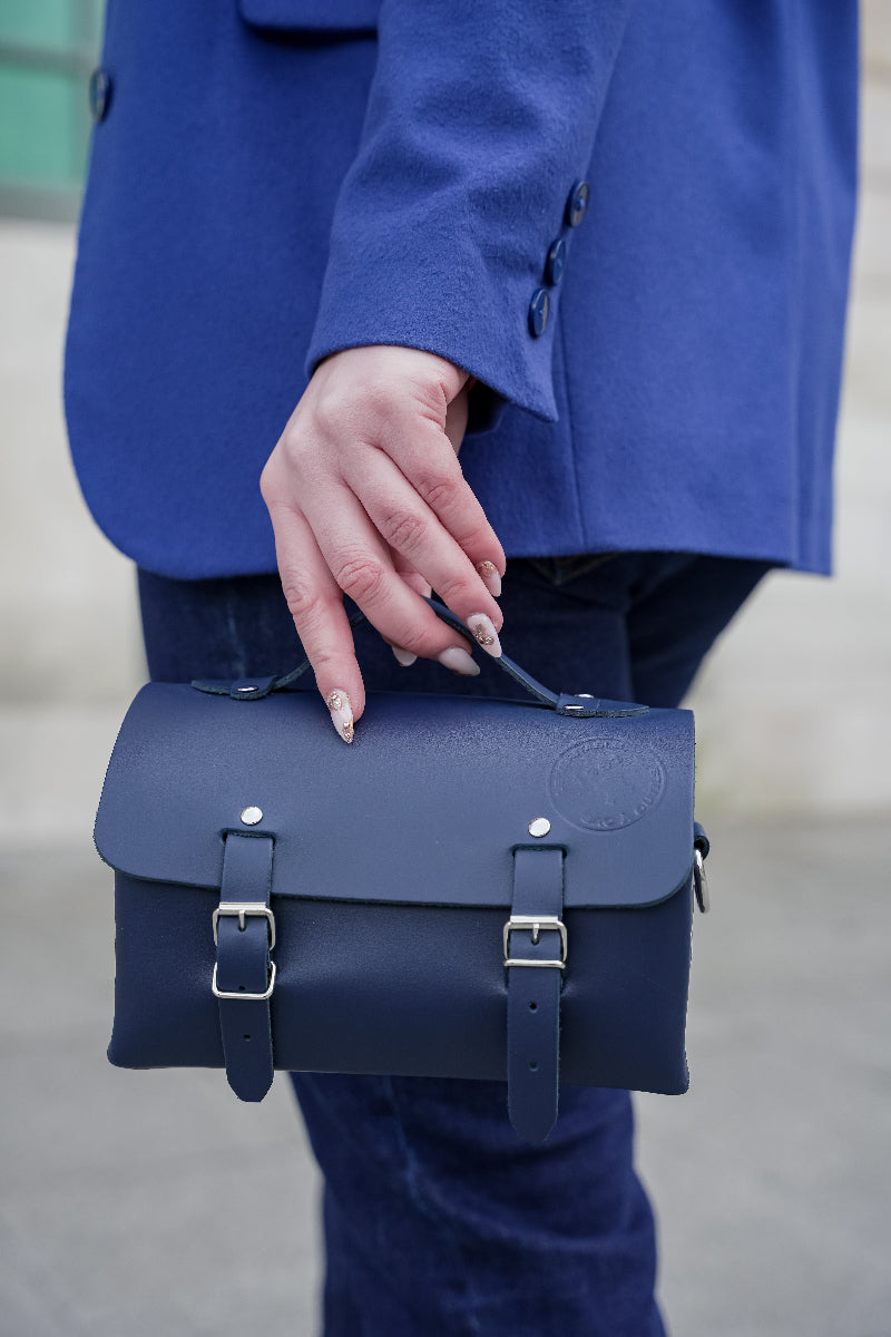 Sac Cuir - Marine - image 2