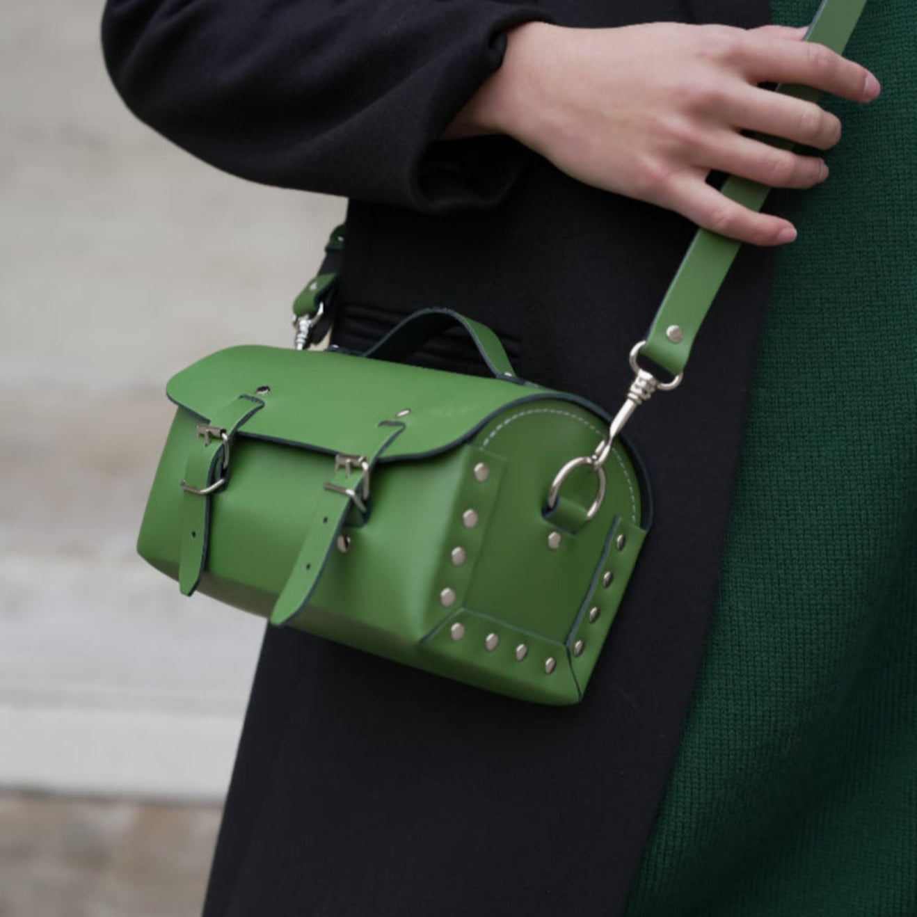 Sac Cuir - Vert - image 2