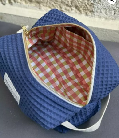 Trousse de toilette - NID D'ABEILLE Bleu indigo - image 2