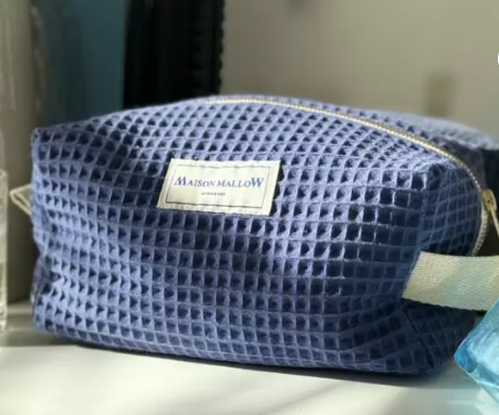 Trousse de toilette - NID D'ABEILLE Bleu indigo - image 1