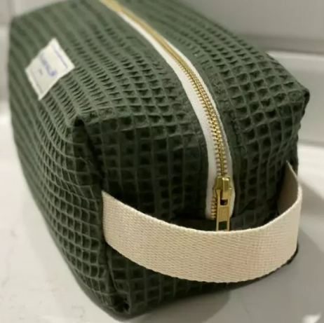 Trousse de toilette - NID D'ABEILLE Vert kaki - image 3