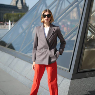 Veste - LOUISE Gris Prune Chambord - image 1