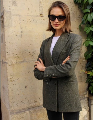 Veste - LOUISE Kaki Orsay - image 2
