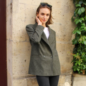 Veste - LOUISE Kaki Orsay - image 3